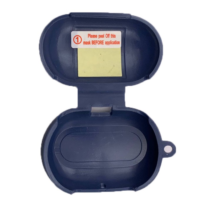 Силіконовий футляр для Samsung Buds  з карабіном (Deep Blue)-1