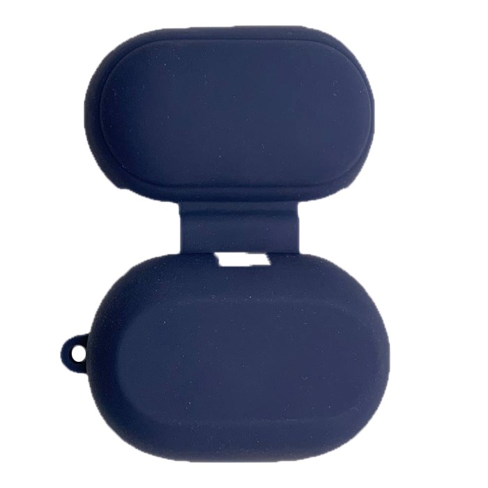 Силіконовий футляр для Samsung Buds  з карабіном (Deep Blue)-0