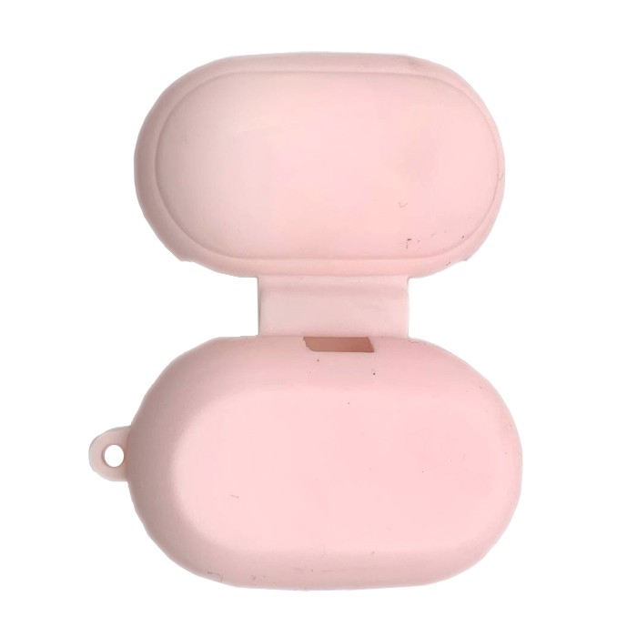 Силіконовий футляр для Samsung Buds  з карабіном (Pink)-0
