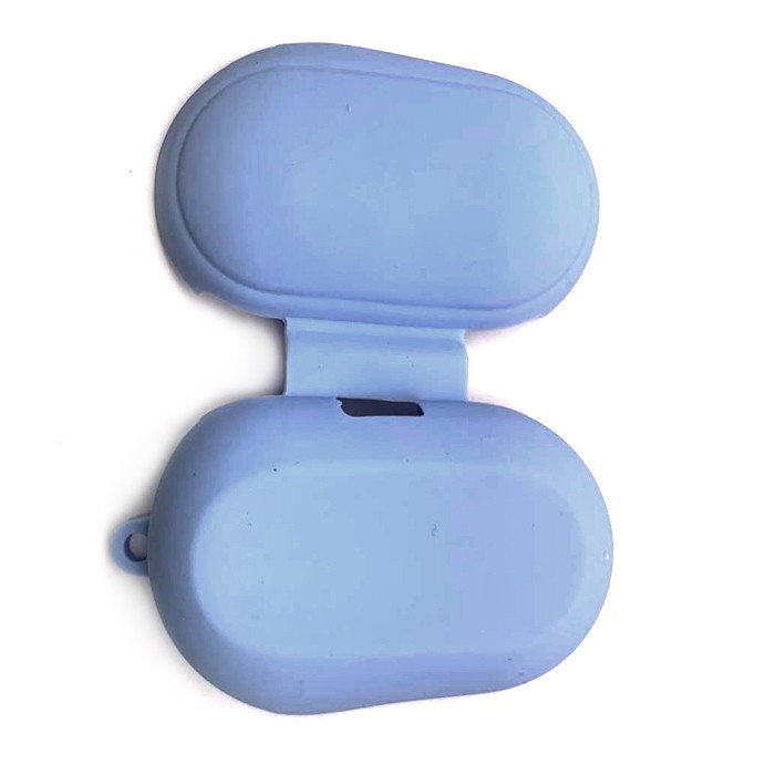 Силіконовий футляр для Samsung Buds  з карабіном (Lilac Cream)-0