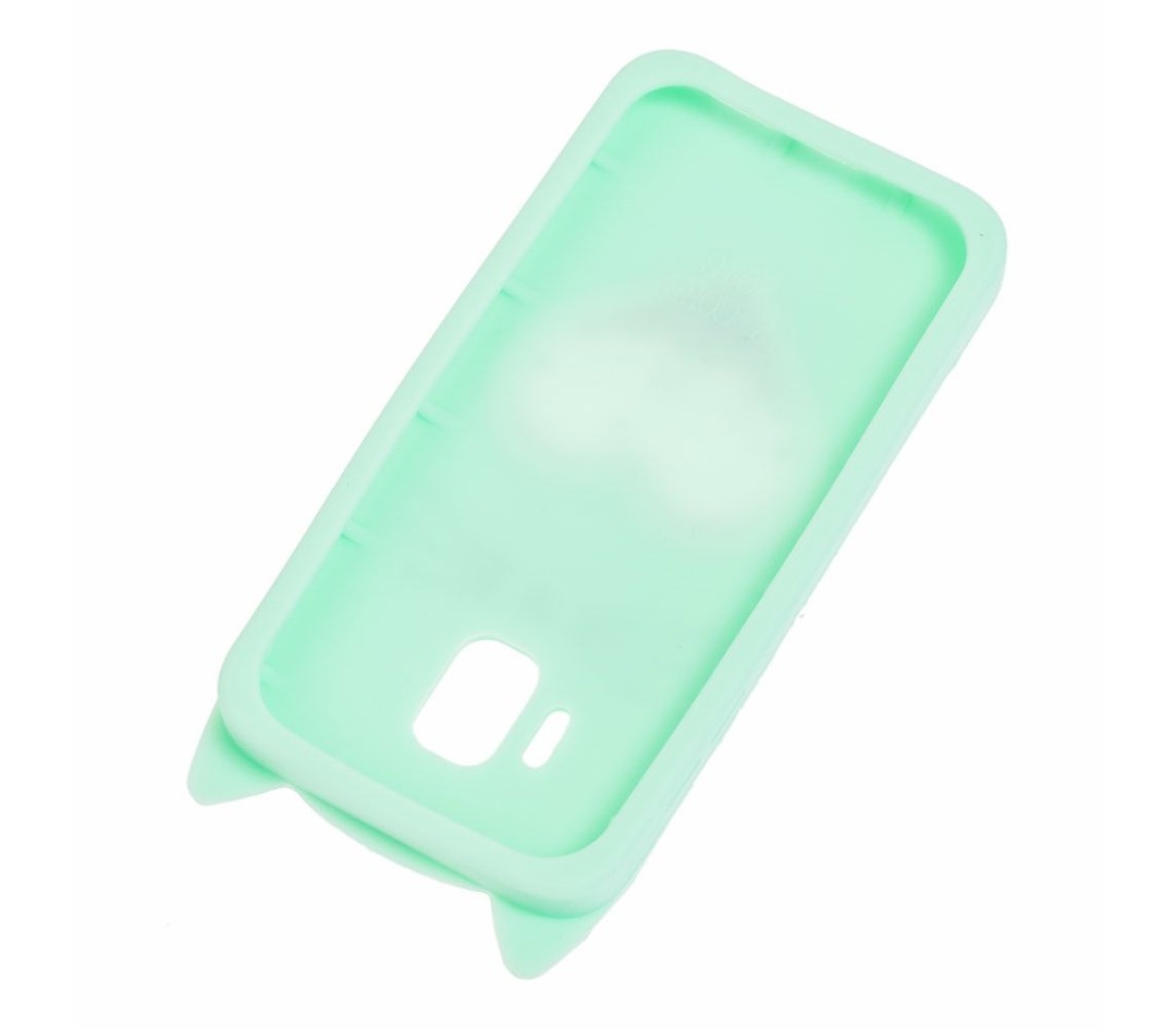 Накладка Cat 3D Heart для Samsung J2 Core (J260)  м`ятна-2