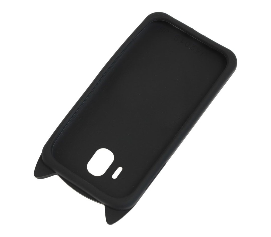 Накладка Cat 3D Heart для Samsung J4 (2018)  чорна-2