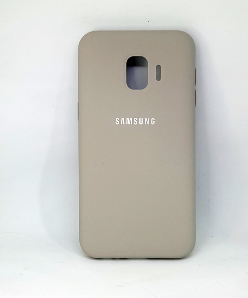 Накладка Original Silicone Case для Samsung J2 Core (2018)/J260 (сіра)-0