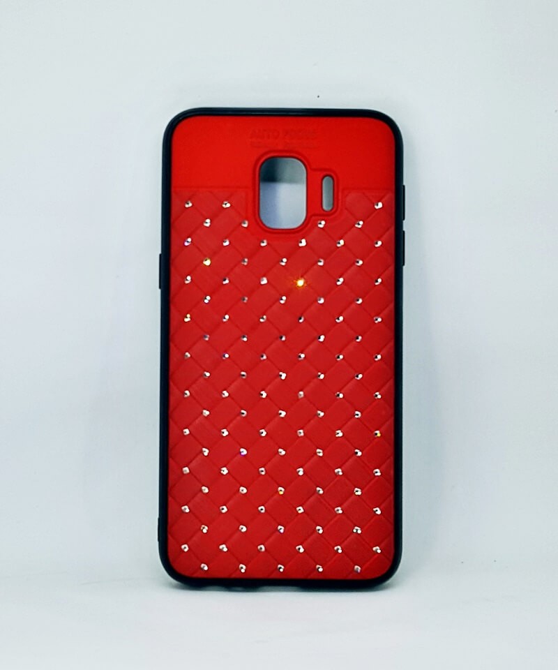 Силикон NETTING DIAMOND Samsung J2 Core (2018)/J260 (красный)-0
