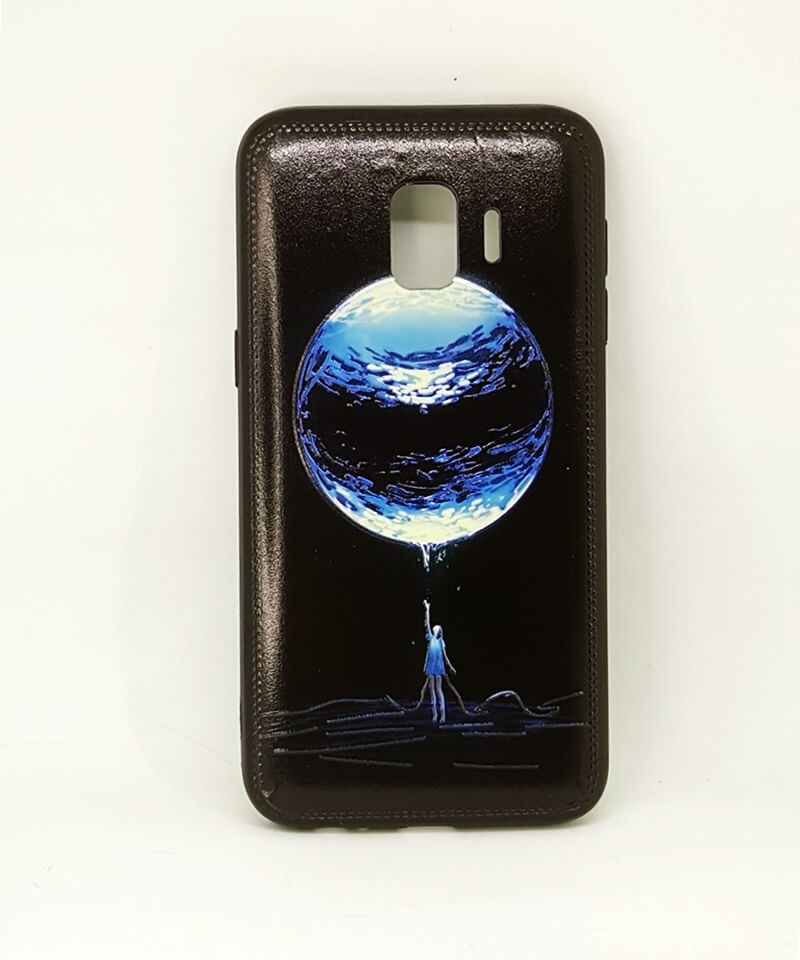 Накладка NIGHT CASE для Samsung J2 Core (2018) J260 "Дівчинка і планета" (світиться)-0