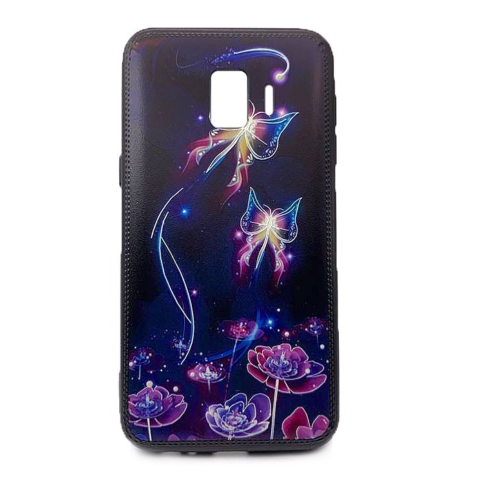 Накладка NIGHT CASE для Samsung J2 Core (2018) J260 "Метелики і квіти" (світиться)-0