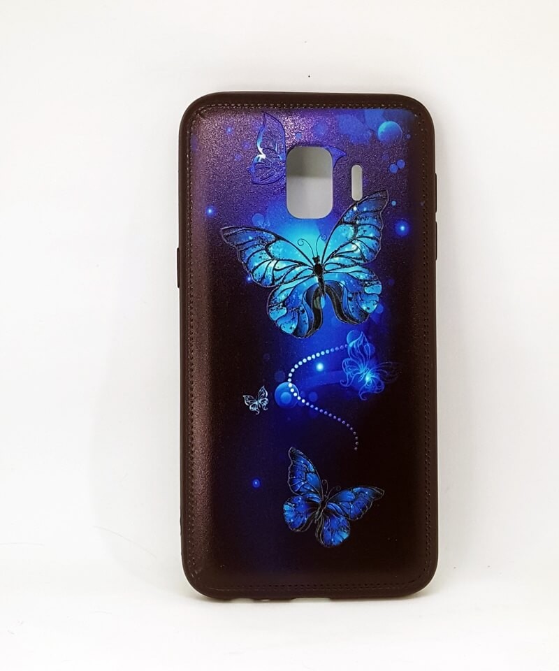 Накладка для Samsung J2 Core (2018) J260 "Метелики" (світиться)-0