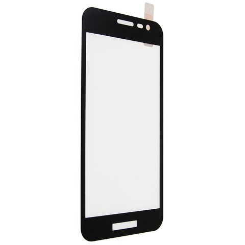 Захисне скло 9D Full Glue для Samsung J2 Core (2018)  J260 з чорною рамкою (м`яка упаковка)-0