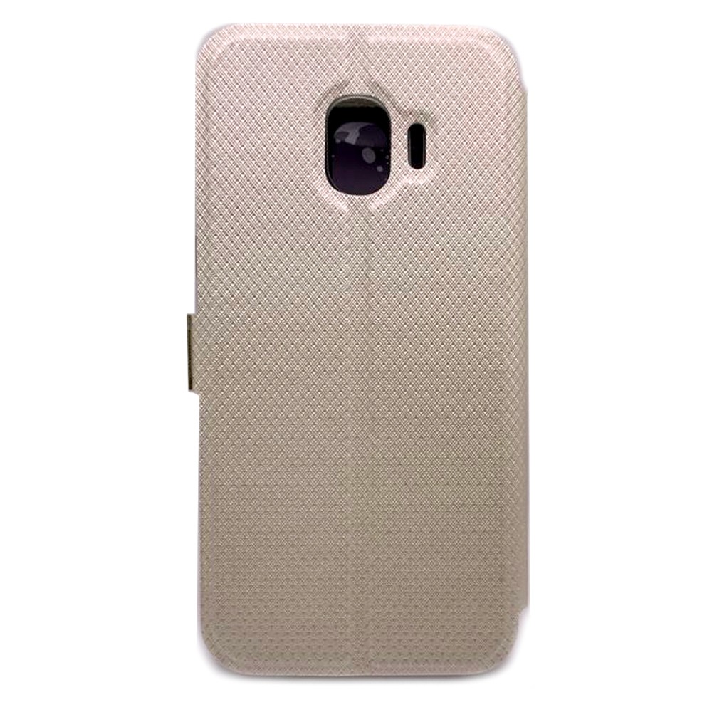 Книжка MODERN  для Samsung J2 (2018) J250 золота (2 вікна)-1