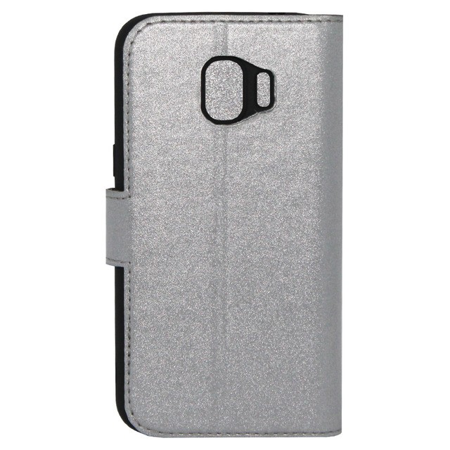 Книжка Bring Joy для Samsung J2 CORE J260 Срібна-1