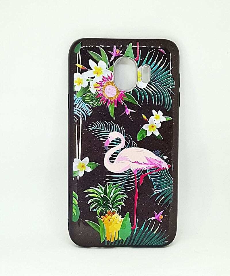 Накладка TWINS для Samsung J4 2018 Flowers "Фламінго"-0