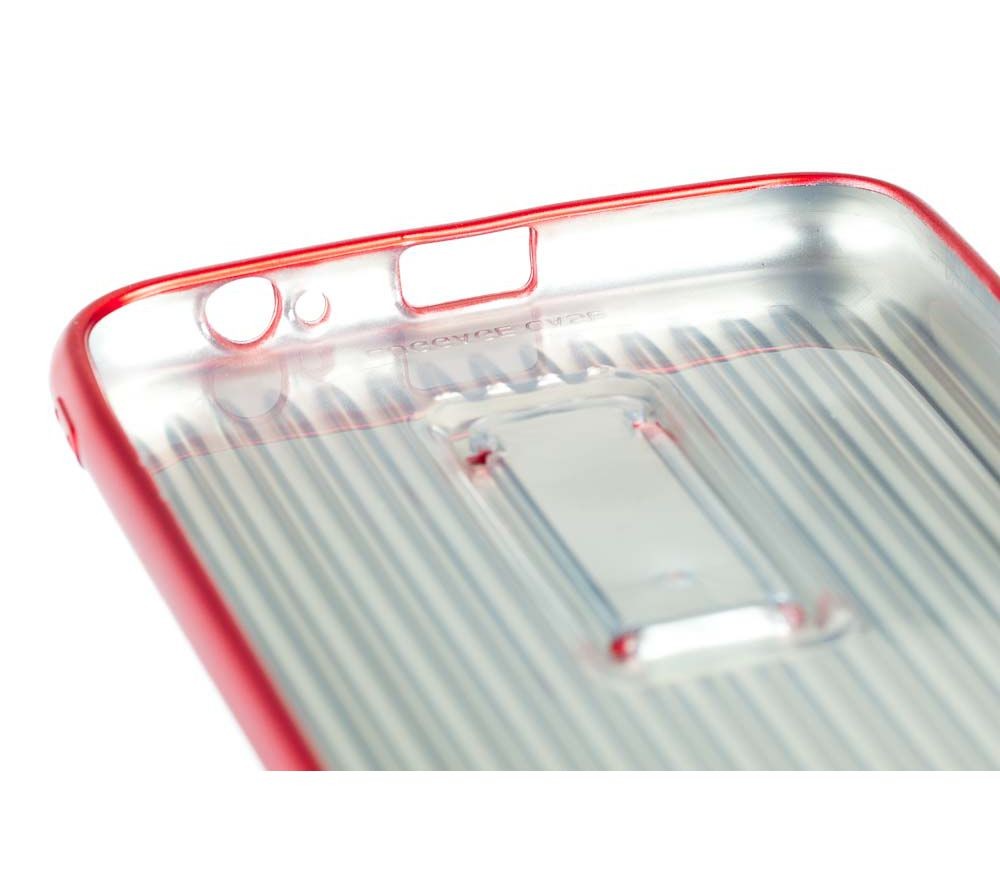 Чехол Luggage c подставкой Samsung J4 (2018) (Красный)-2