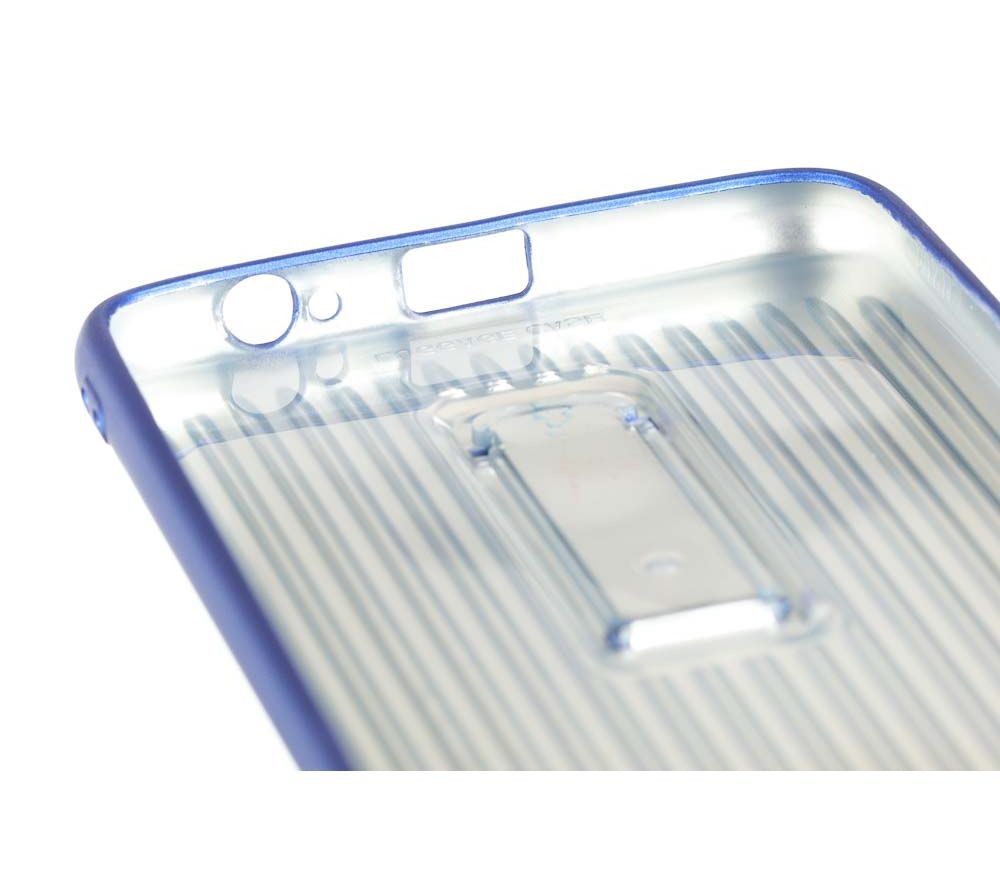 Чехол Luggage c подставкой Samsung J4 (2018) (Синий)-2