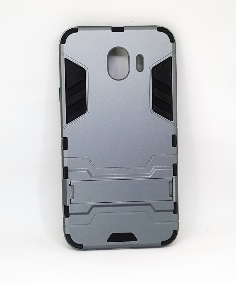 Накладка Hard Defence для Samsung J4 сіра-0