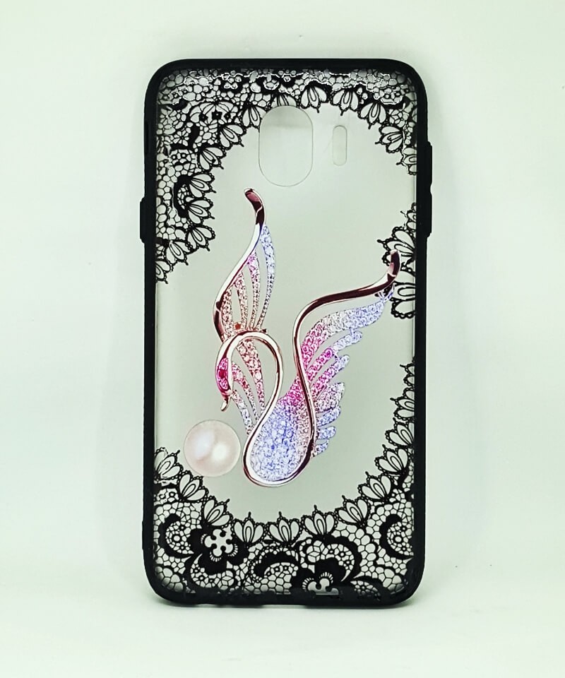 Накладка для Samsung Galaxy J4 2018 (J400) Rock Tatoo Swan-0