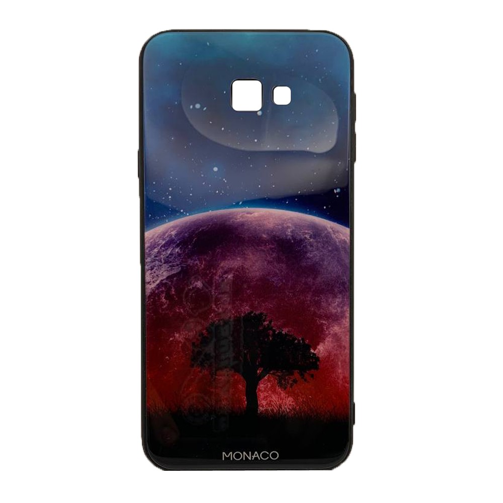 WAVE Monaco Case для Samsung J4 Plus Monaco Case (Glass+TPU) Дерево-0