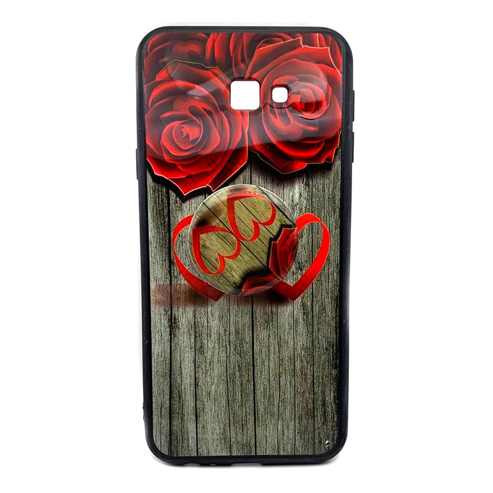 Накладка Axmart для  Samsung J4 Plus троянди-0