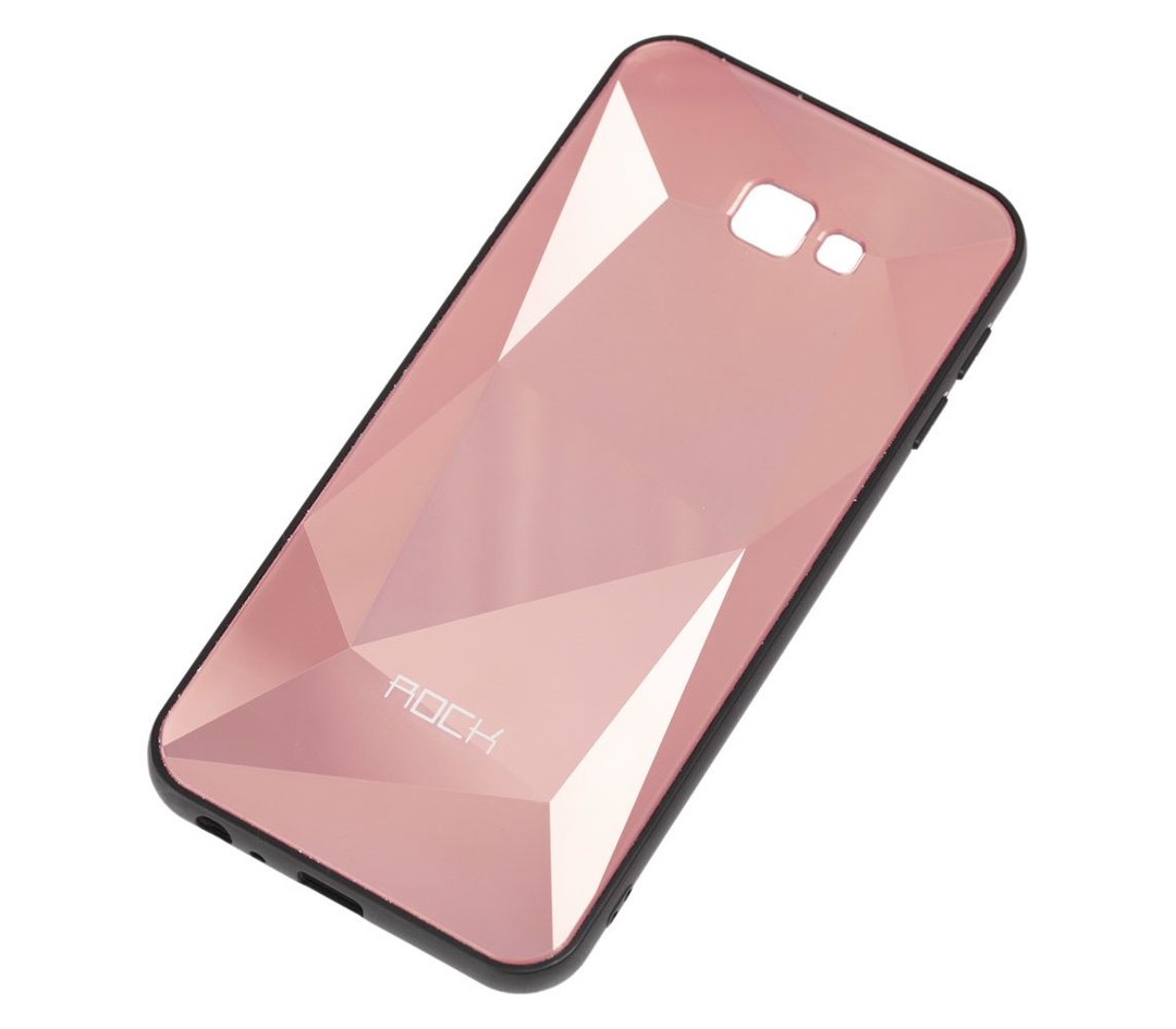 Накладка ROCK 3D для SAMSUNG J4 Plus рожеве золото-1