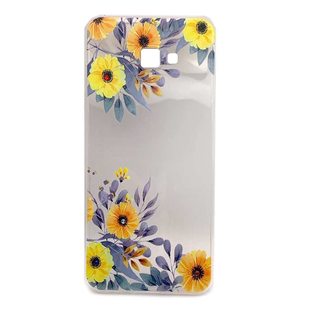 Накладка iPefet Flowers Samsung J4 Plus (2018)/J415 Жовті квіти-0