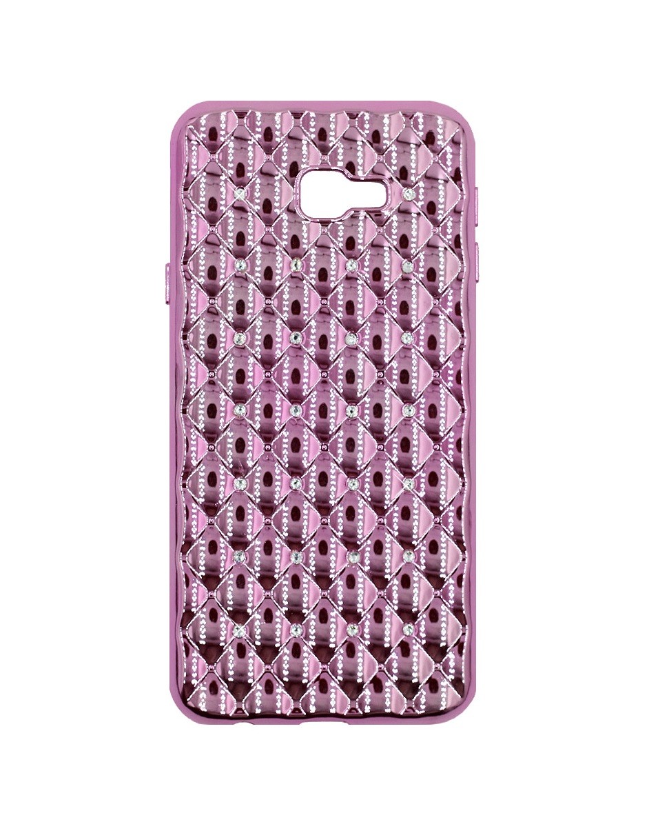 Накладка Diamond 3D для Samsung J6 (Рожева)-0