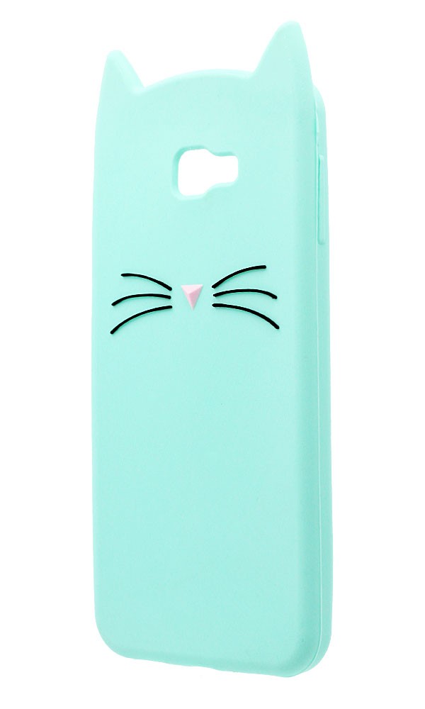 Накладка 3D Cat для Samsung Galaxy J4 Plus 2018 (J415F) мятна-1