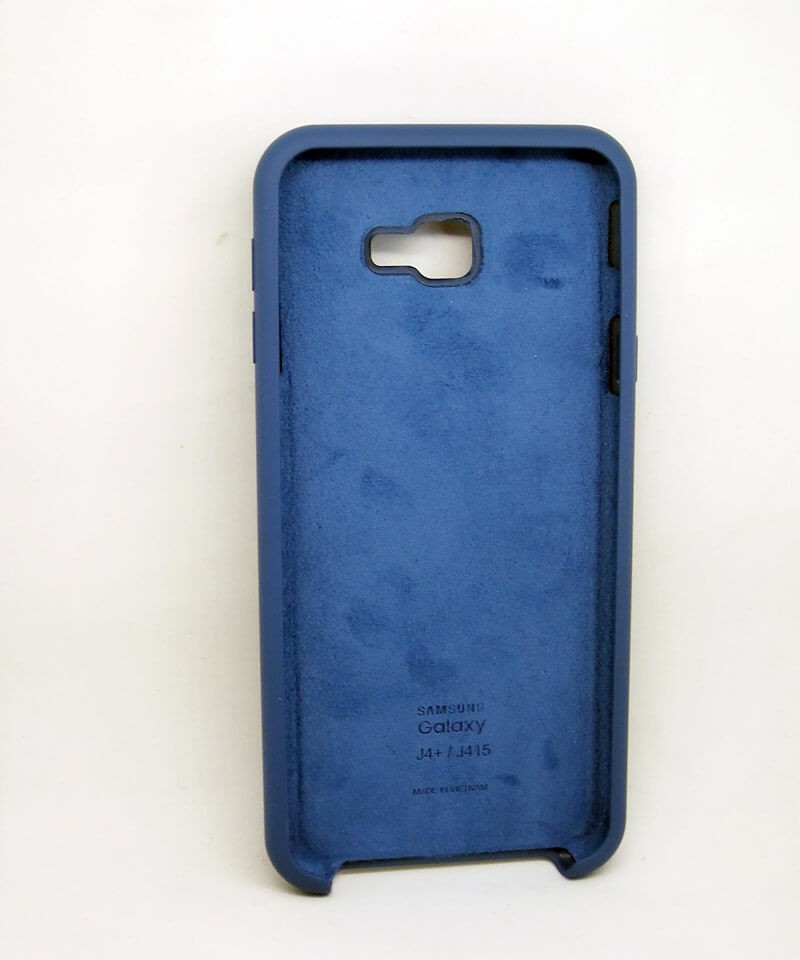 Silicone Case для Samsung J415/J4 Plus (2018) синя-1