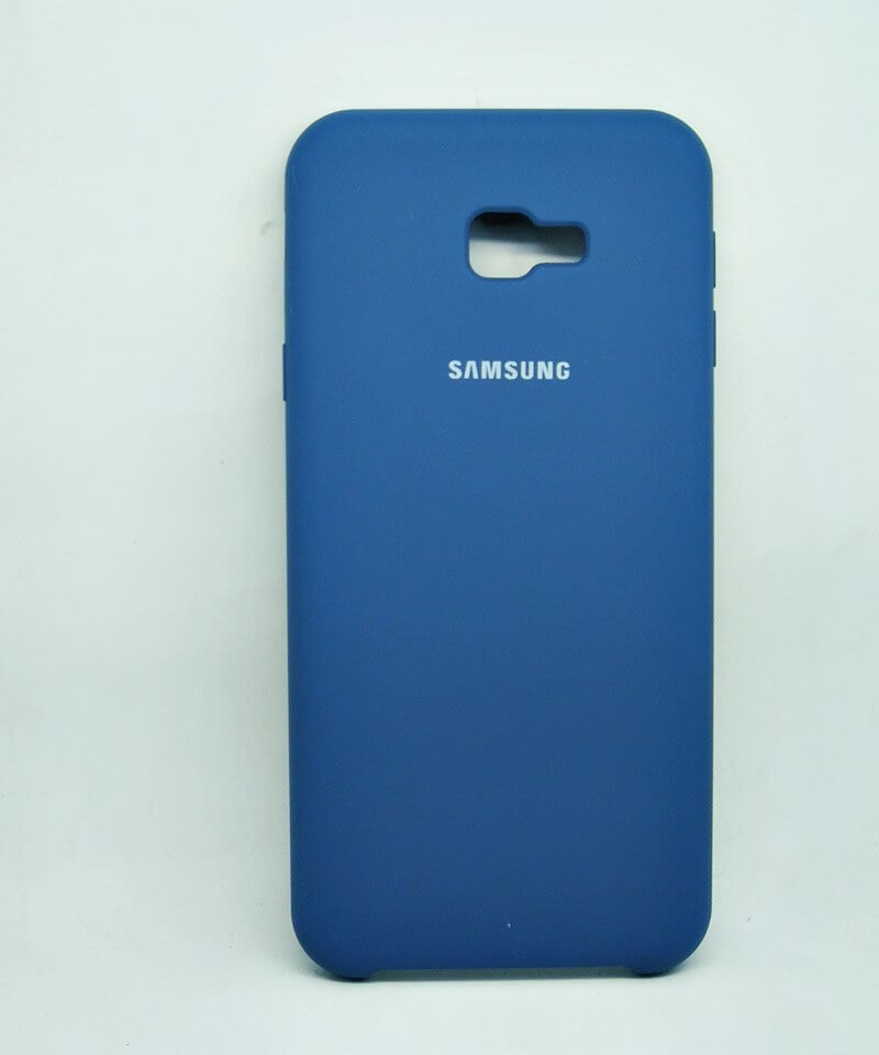 Silicone Case для Samsung J415/J4 Plus (2018) синя-0