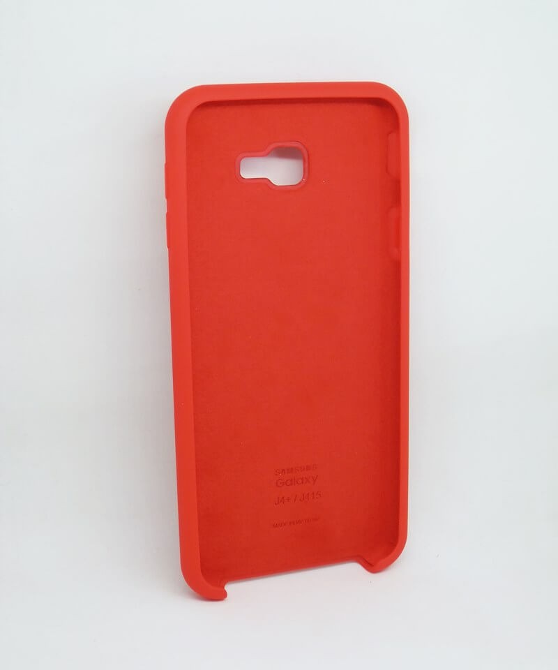 Silicone Case для Samsung J415/J4 Plus (2018) червона-1