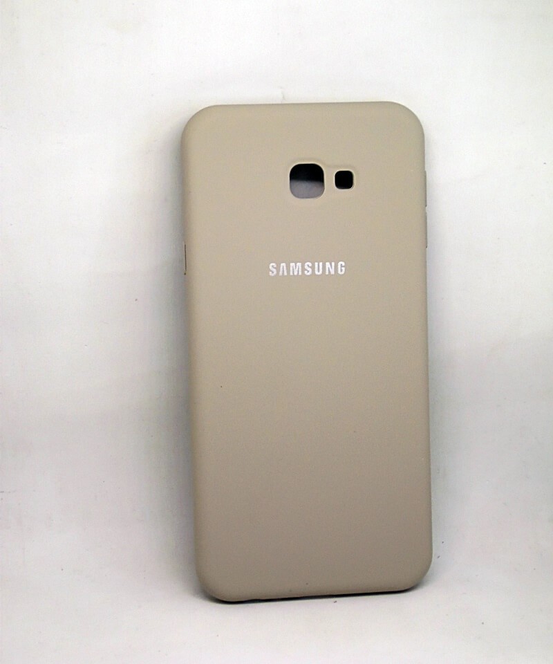 Накладка Original Silicone Case для Samsung J4 Plus (2018)/J415 (сіра)-0