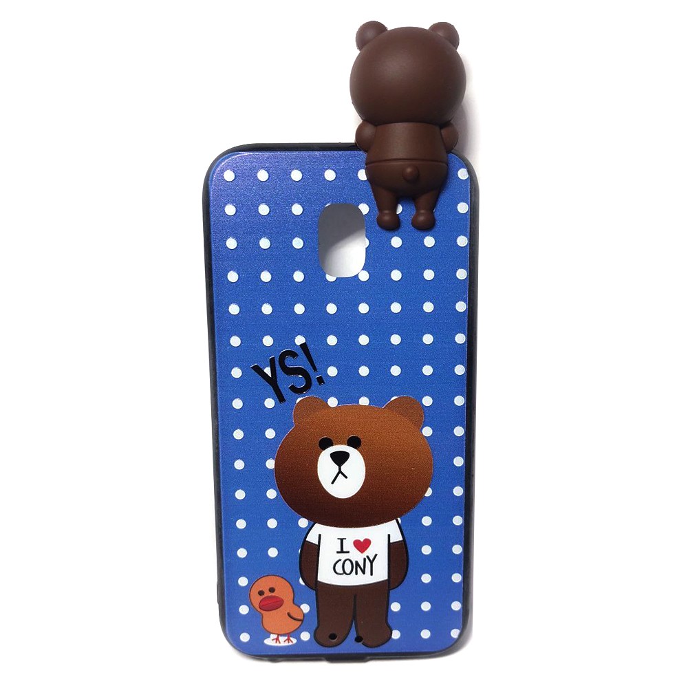 Накладка "Cartoon" для  Samsung J7 (2017) J730 Мішка-0