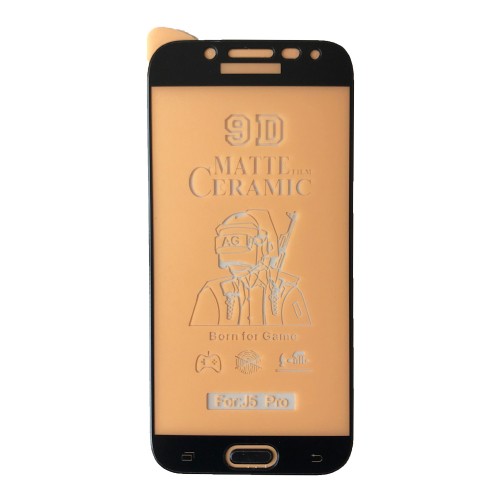 Гнучке скло Ceramic MATT для Samsung J5 2017 J530 матове з чорною рамкою-0