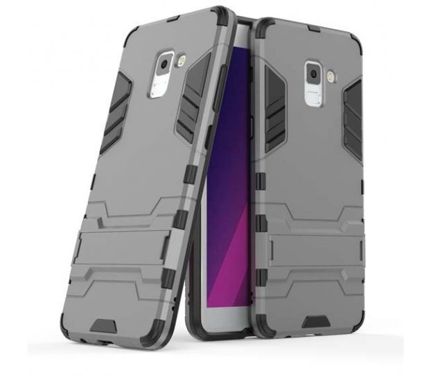 Накладка Hard Defence для Samsung J600 (J6-2018)  Space Gray-0