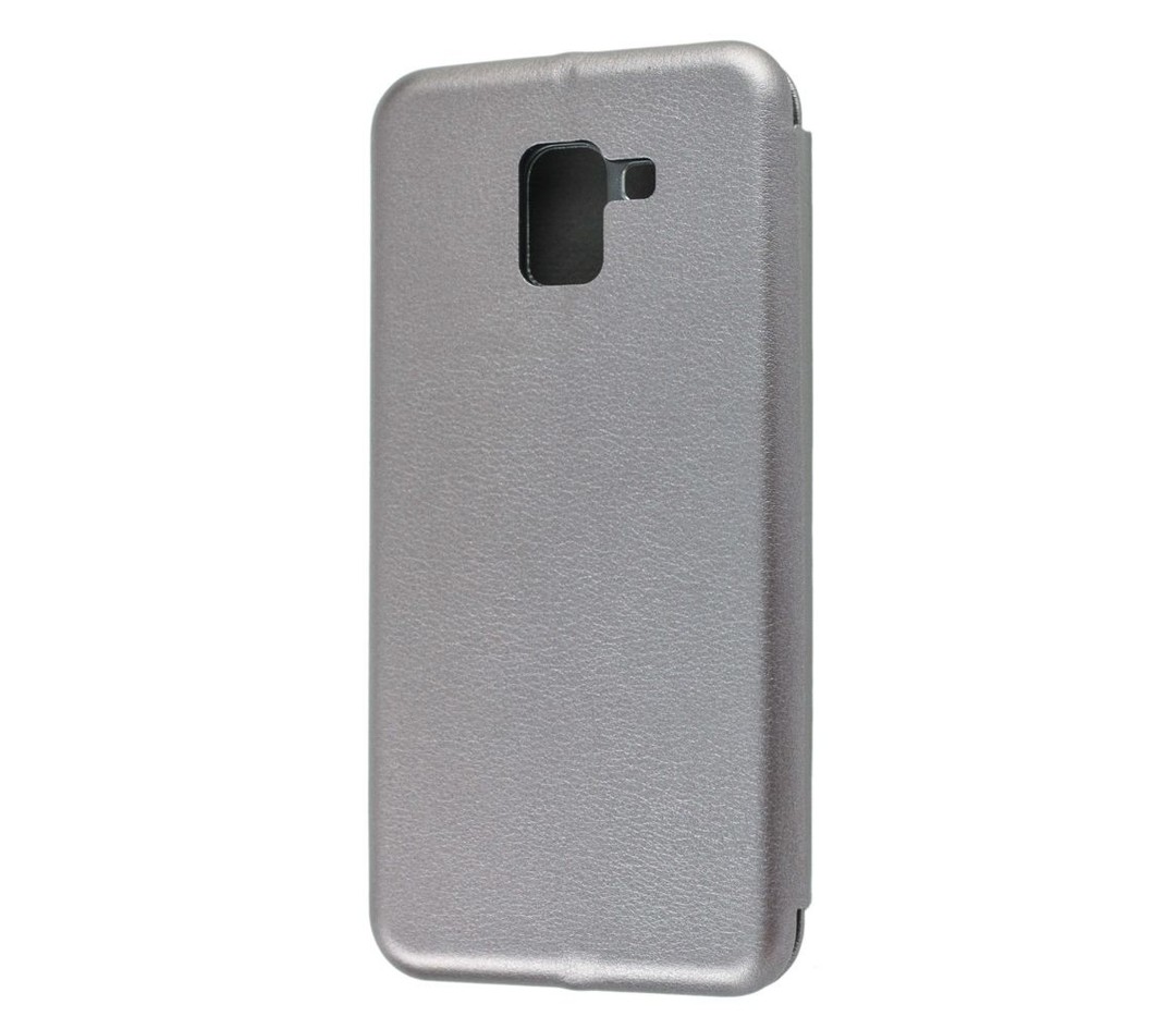 Книжка Premium для Samsung J6 (2018) срібна-1