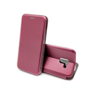Книжка Premium для Samsung J6 (2018) марсала-0