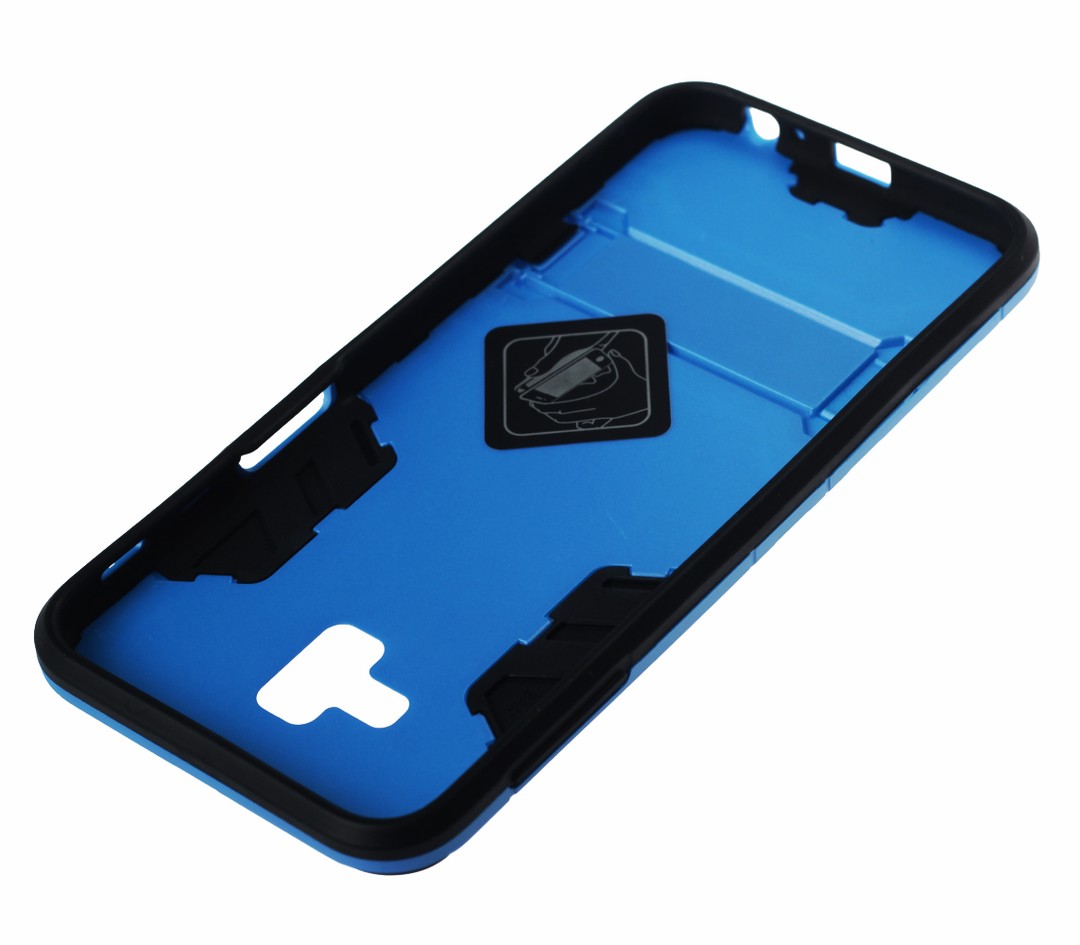 Накладка Hard Defence для Samsung J6 Plus (2018) синя-1