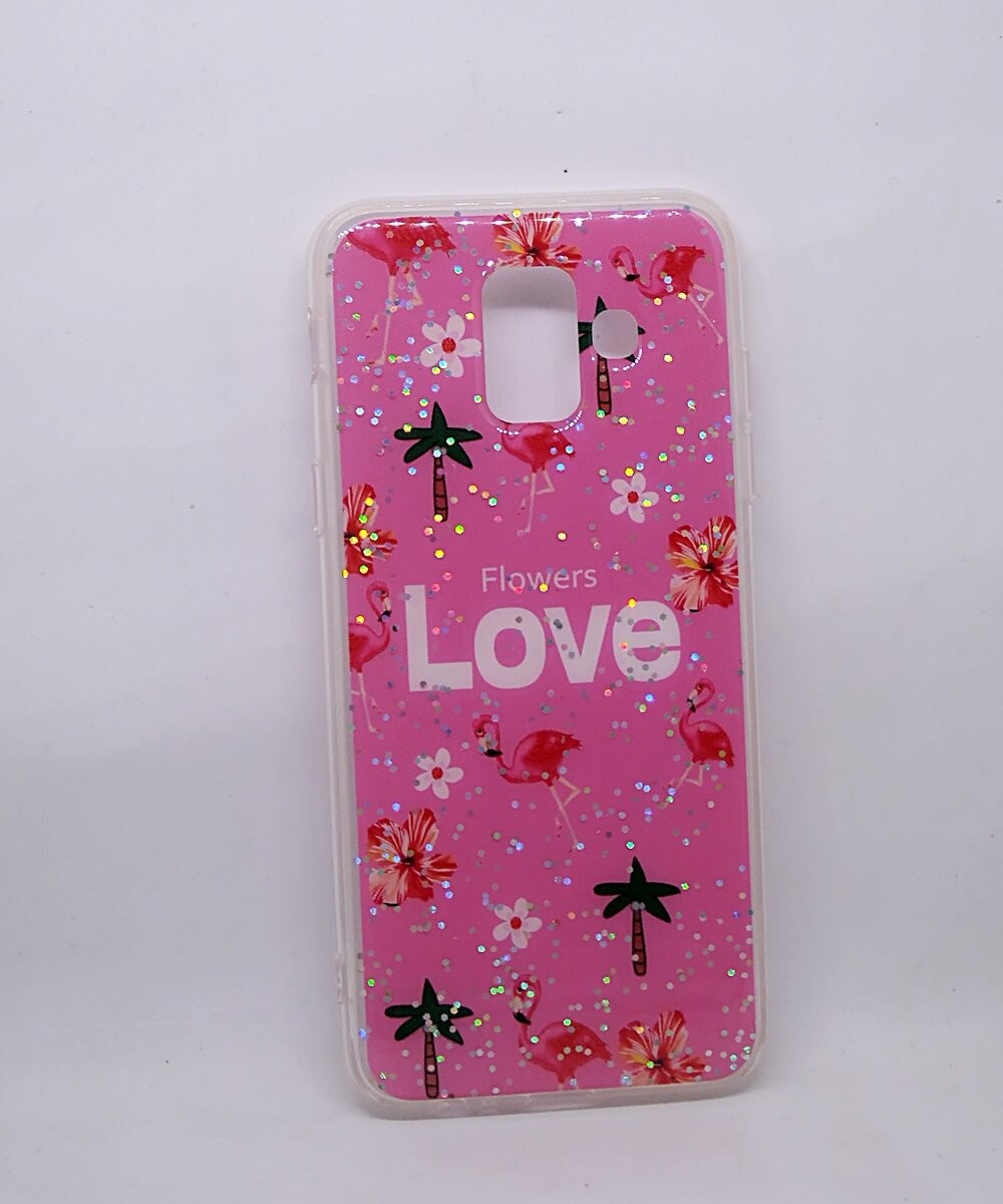 Накладка Beauty для Samsung A6 (2018) "Flowers Love"-0