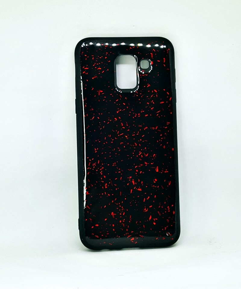 Накладка Confetti для Samsung A6 Plus червоний-0