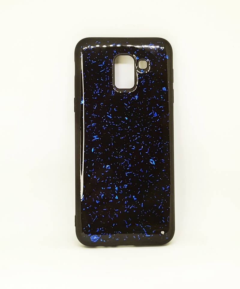 Накладка Confetti для Samsung A6 синій-0