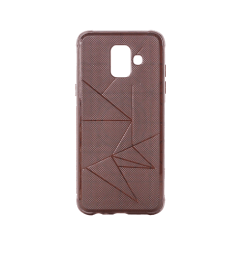 Накладка Geometry для Samsung J6 коричнева-0