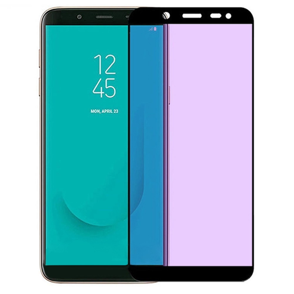 Захисне скло Eye Protection для Samsung J6/A6 з чорною рамкою матове (м`яка упаковка)-0