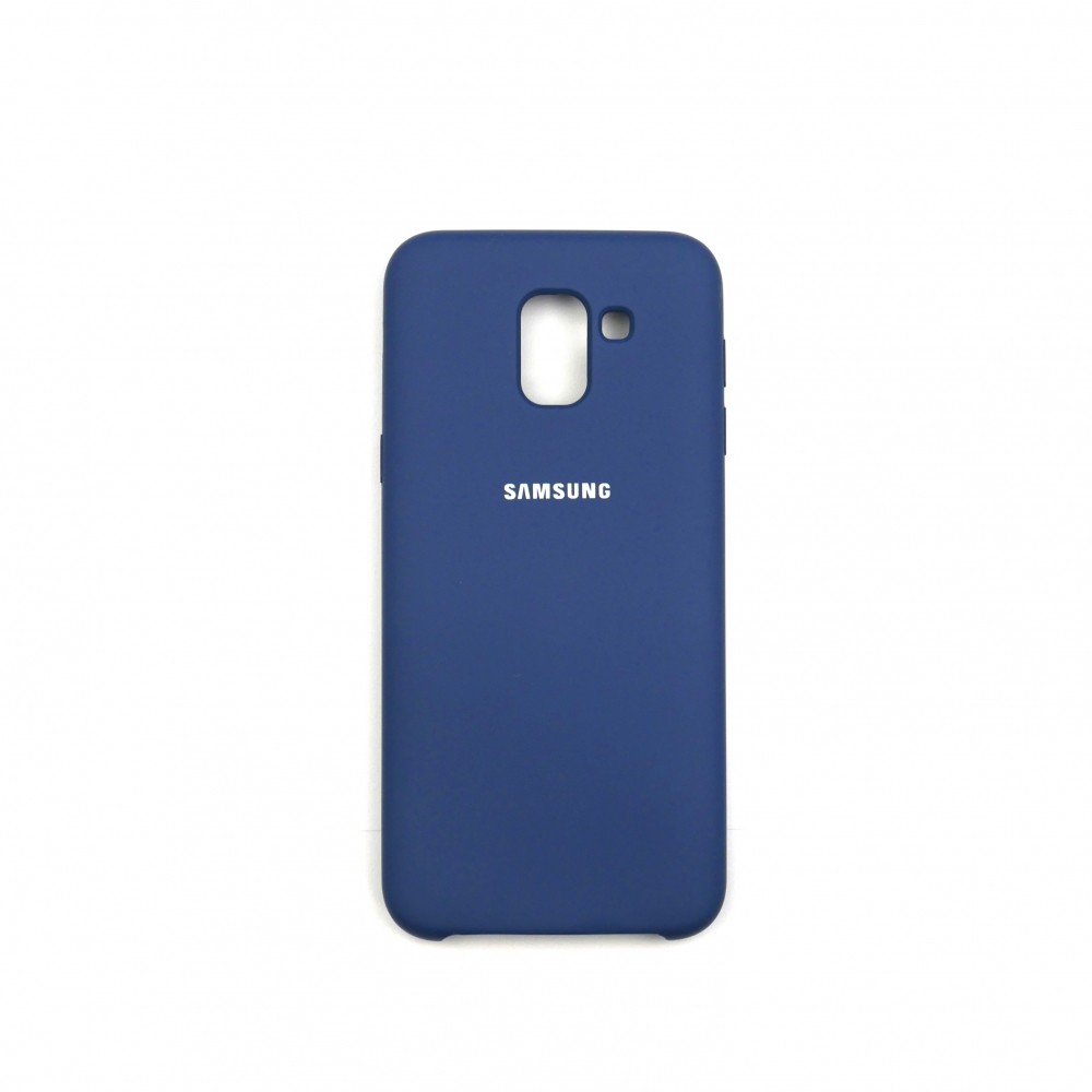 Silicone Case для Samsung J6 2018  (Sea Blue)-0