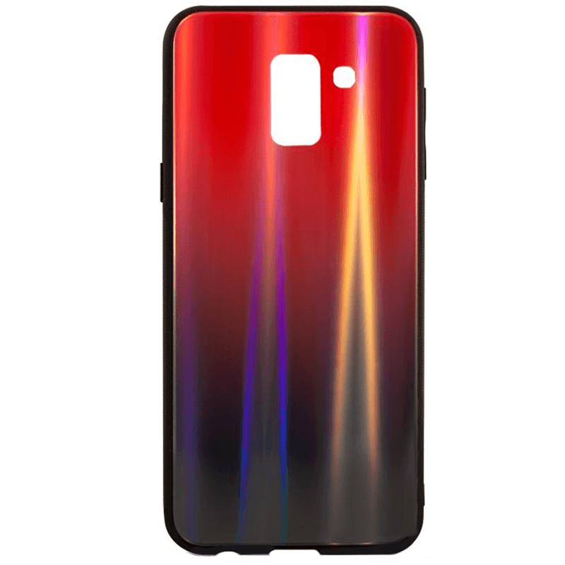 Накладка Shine Gradient для Samsung J6 (Ruby Red)-0