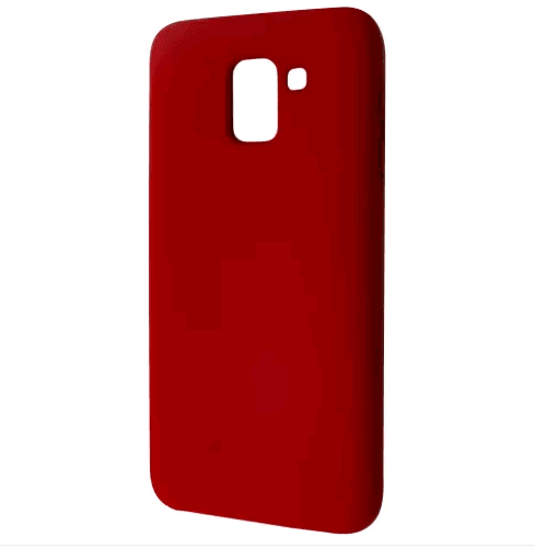 Накладка Fibra для Samsung J6 (2018) (Dark Red)-0