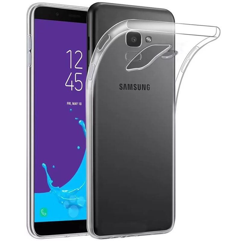 Накладка Premium для Samsung J6 2018 прозорий силікон-0