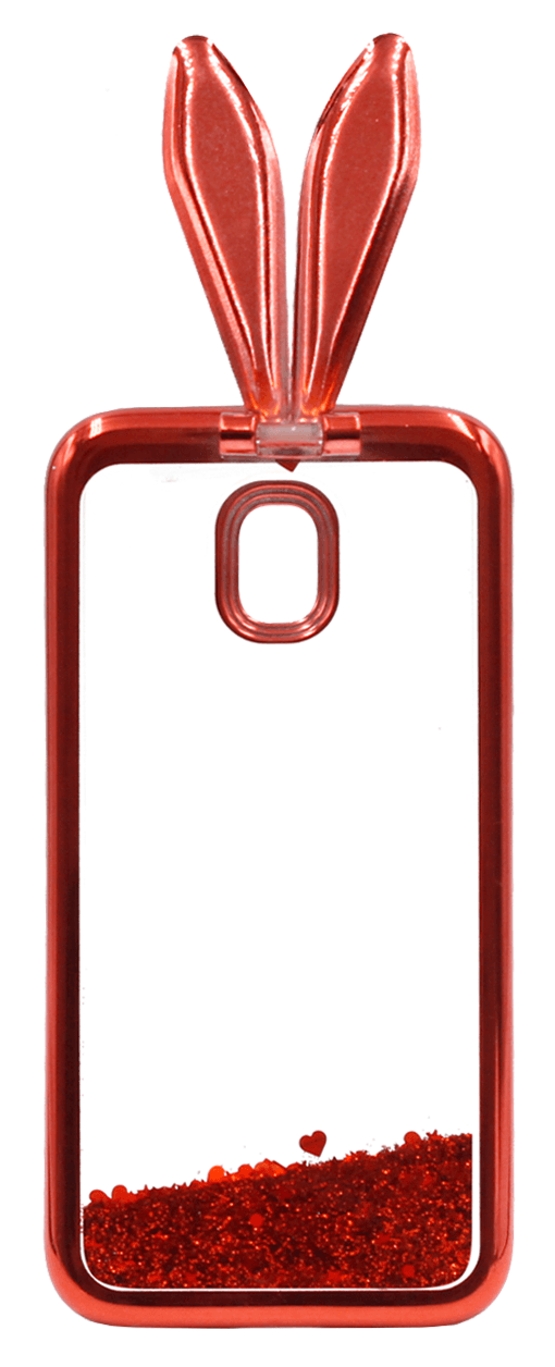 Накладка "Вушка"  для Samsung J5 (2017) J530 червона-0