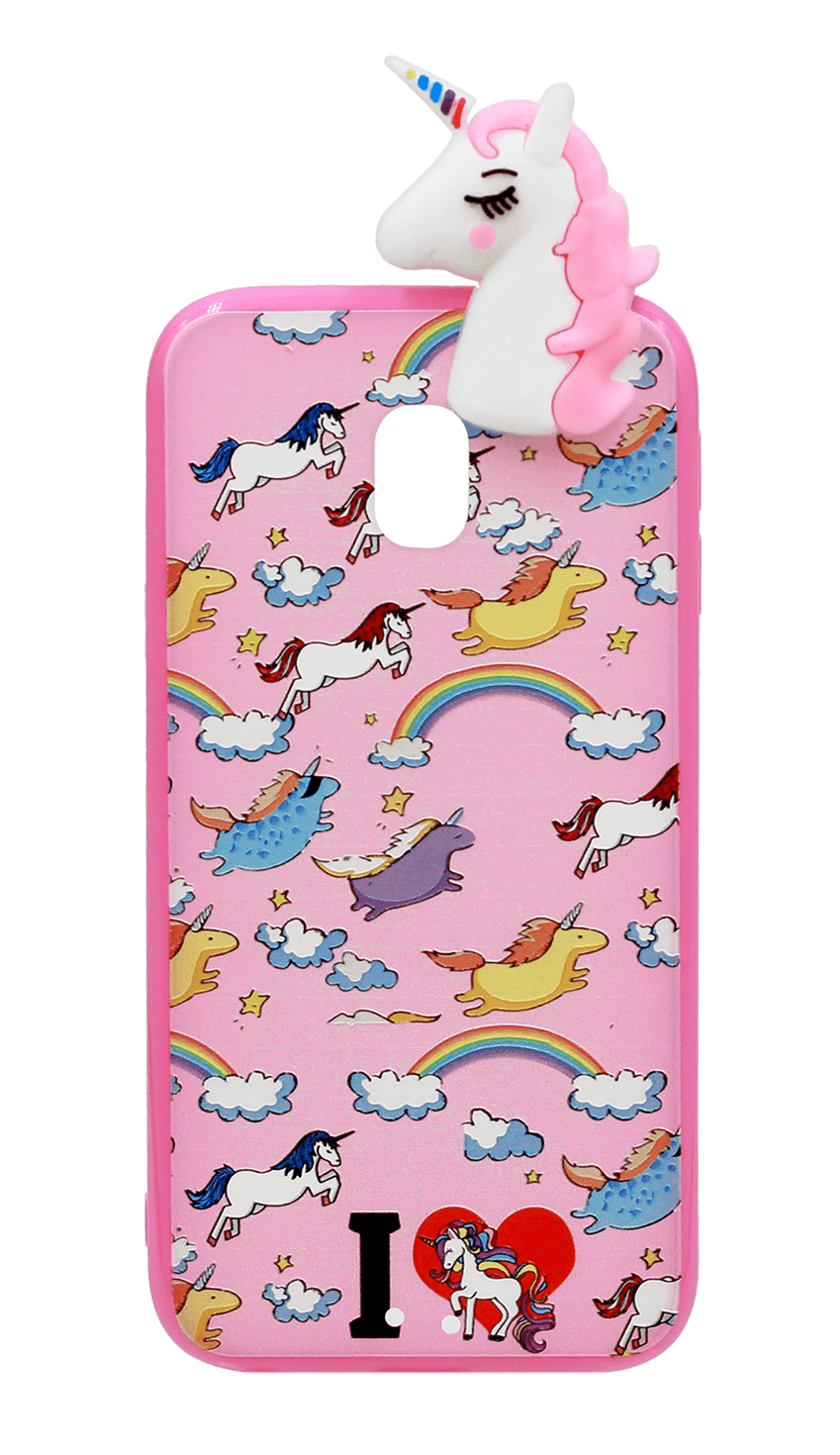 Накладка "Cartoon" для  Samsung J7 (2017) J730 Єдиноріг-0