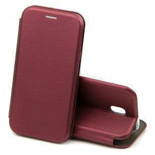 Книжка Premium для Samsung J7 (2017) J730 бордова-0