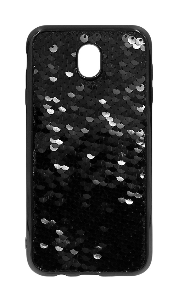 Накладка Sequins для Samsung J7 (2017) J730 чорна-0
