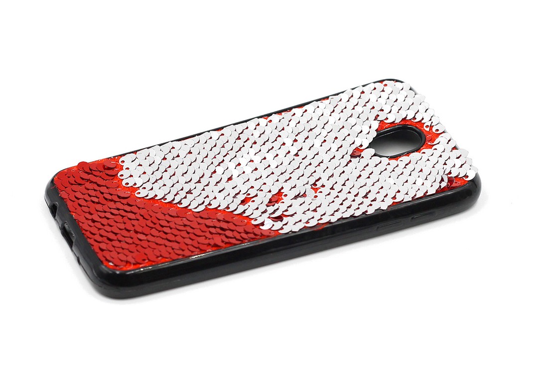Накладка Sequins для Samsung J5 (2017) J530 червона-1