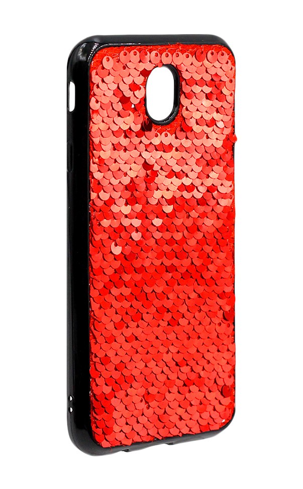 Накладка Sequins для Samsung J5 (2017) J530 червона-2